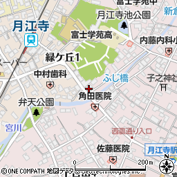 ユニタス外語学院　富士吉田校周辺の地図