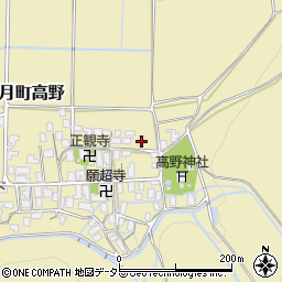 滋賀県長浜市高月町高野1122周辺の地図