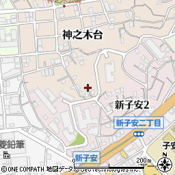 神奈川県横浜市神奈川区神之木台19周辺の地図