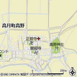 滋賀県長浜市高月町高野1120周辺の地図