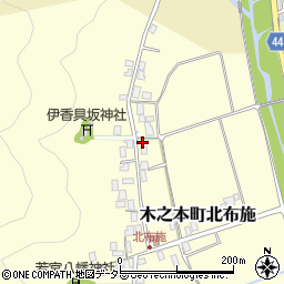 滋賀県長浜市木之本町北布施306-2周辺の地図
