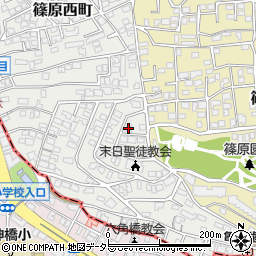 神奈川県横浜市港北区篠原西町7-13周辺の地図