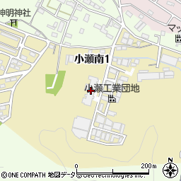 小瀬工業団地事務所周辺の地図