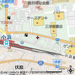 トヨタレンタリース福井小浜駅前店周辺の地図