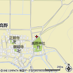 滋賀県長浜市高月町高野300周辺の地図