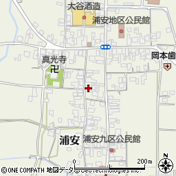 鳥取県東伯郡琴浦町浦安220-7周辺の地図