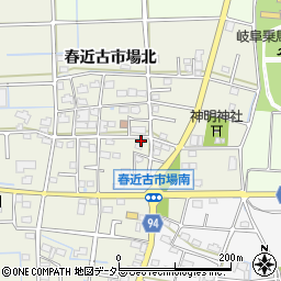 岐阜県岐阜市春近古市場南20周辺の地図