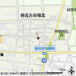 岐阜県岐阜市春近古市場南27周辺の地図