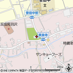 東泉寺周辺の地図
