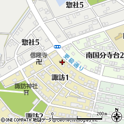 市原国分寺台南郵便局周辺の地図