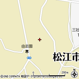 島根県松江市八束町波入1192周辺の地図