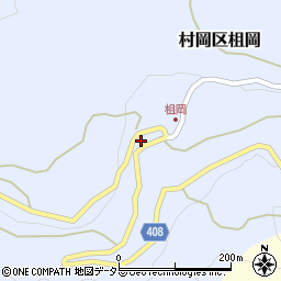 兵庫県美方郡香美町村岡区柤岡646周辺の地図
