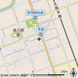 滋賀県長浜市木之本町千田693周辺の地図