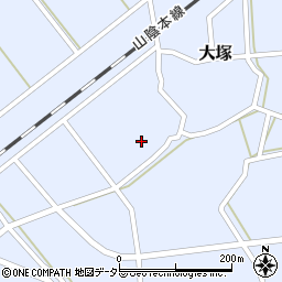 鳥取県西伯郡大山町大塚209-2周辺の地図