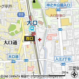 電通工業株式会社　横浜支店周辺の地図