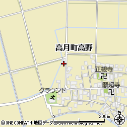 滋賀県長浜市高月町高野1561周辺の地図