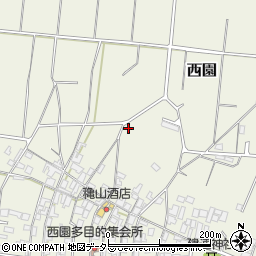 鳥取県東伯郡北栄町西園1224-2周辺の地図