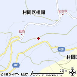 兵庫県美方郡香美町村岡区柤岡601周辺の地図