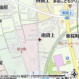 岐阜県関市南貸上10周辺の地図