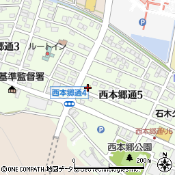 ファミリーマート関市西本郷通店周辺の地図