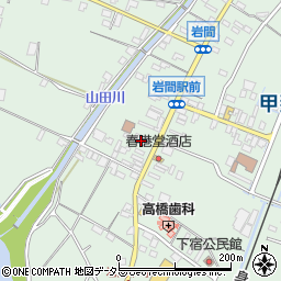 山梨中央銀行六郷支店 ＡＴＭ周辺の地図