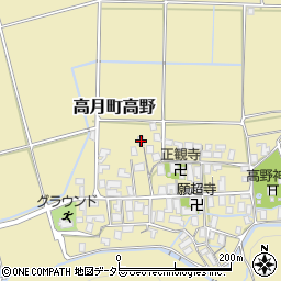 滋賀県長浜市高月町高野1104周辺の地図