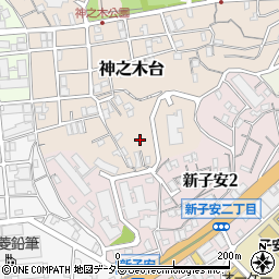 神奈川県横浜市神奈川区神之木台20周辺の地図