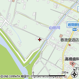 山梨県西八代郡市川三郷町岩間2348周辺の地図