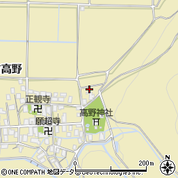滋賀県長浜市高月町高野1379周辺の地図