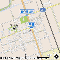 滋賀県長浜市木之本町千田694周辺の地図