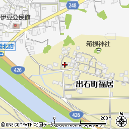 兵庫県豊岡市出石町福居665周辺の地図