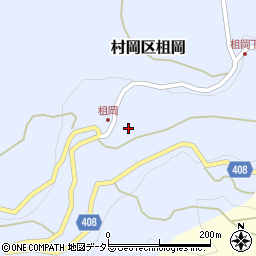 兵庫県美方郡香美町村岡区柤岡623周辺の地図
