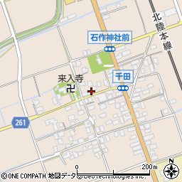 滋賀県長浜市木之本町千田717-1周辺の地図