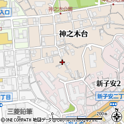 神奈川県横浜市神奈川区神之木台2-18周辺の地図