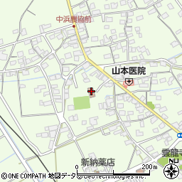 米子市　学習等供用施設大篠津地区周辺の地図