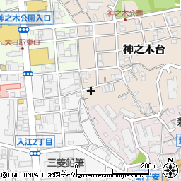 神奈川県横浜市神奈川区神之木台2-4周辺の地図