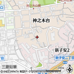 神奈川県横浜市神奈川区神之木台19-12周辺の地図