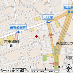 クリオ鶴間壱番館周辺の地図