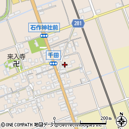 滋賀県長浜市木之本町千田701周辺の地図