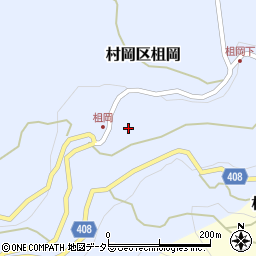 兵庫県美方郡香美町村岡区柤岡618周辺の地図