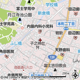 下吉田聖ヨハネケアービレッジ周辺の地図