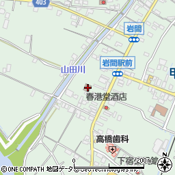 市川三郷町商工会　六郷支所周辺の地図