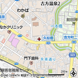 鳥取県鳥取市吉方温泉周辺の地図