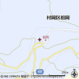 兵庫県美方郡香美町村岡区柤岡649周辺の地図