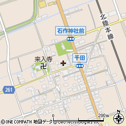 滋賀県長浜市木之本町千田715周辺の地図
