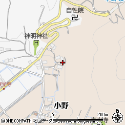 岐阜県揖斐川町（揖斐郡）小野周辺の地図