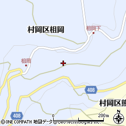 兵庫県美方郡香美町村岡区柤岡850周辺の地図