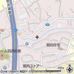 ライオンズマンション羽沢町周辺の地図
