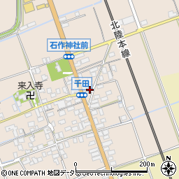 滋賀県長浜市木之本町千田707周辺の地図