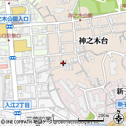 神奈川県横浜市神奈川区神之木台4-20周辺の地図